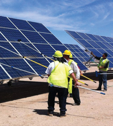 Commercial Solar Panel Cleaning